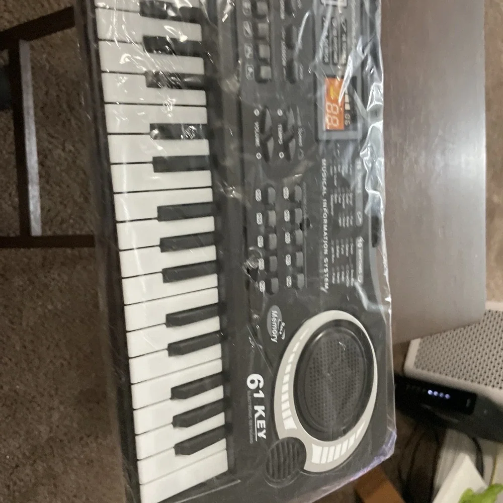 61 Key Childrens Bandstand Digital Music Electronic Keyboard Educational MQ-6104
